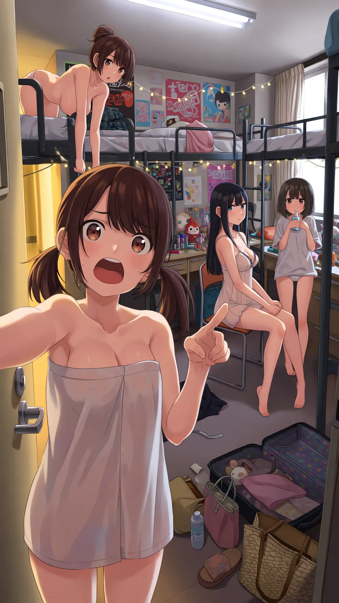我成了女寝唯一男生