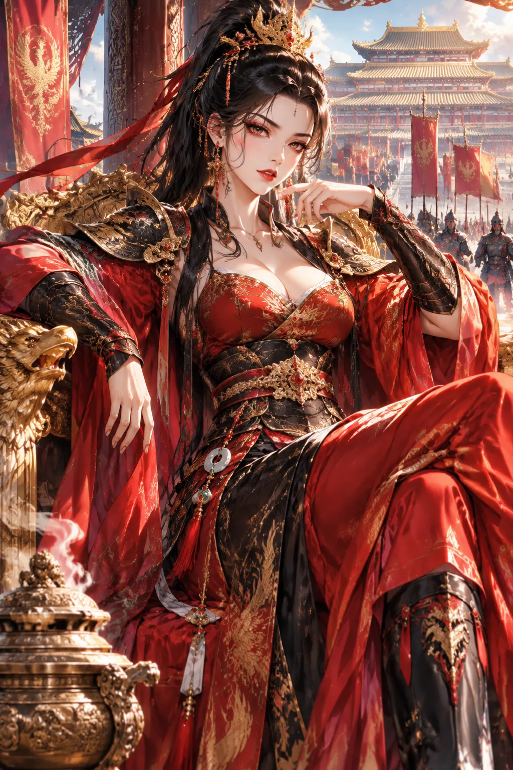 得胜归来的妃嫔逼你为她卸甲