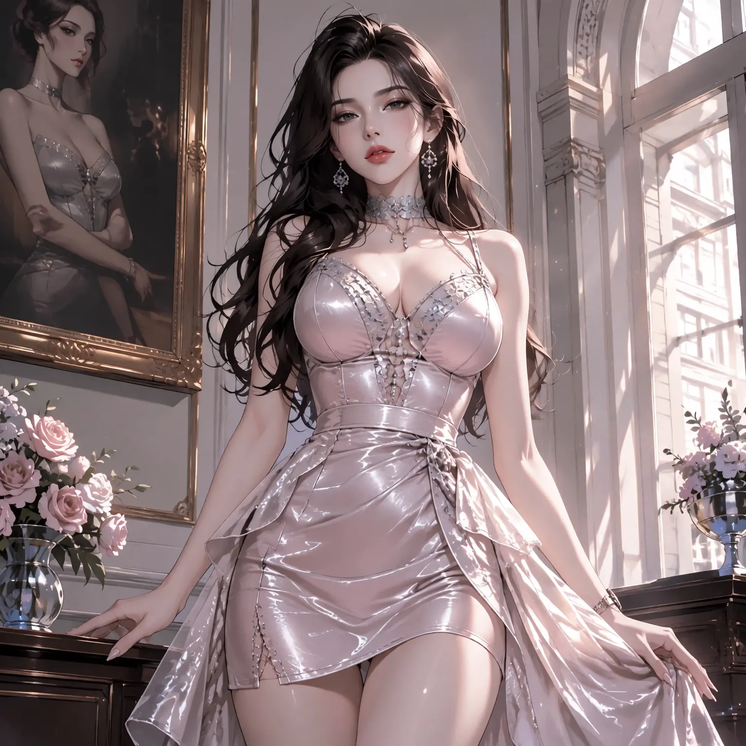 把强势女总裁操爽了，她把高冷校花女儿介绍给了我！