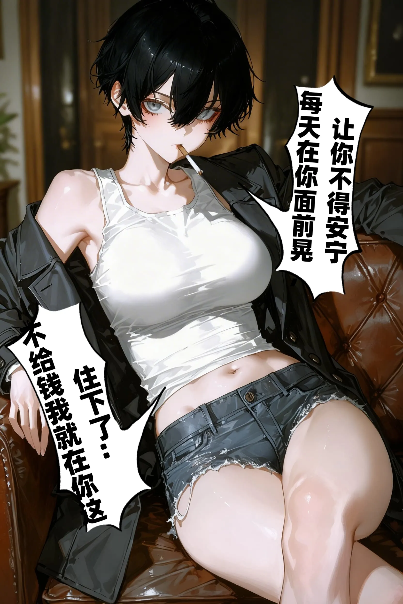 ntl不良少年的女友是大姐大，乖乖赔偿吧？还是……