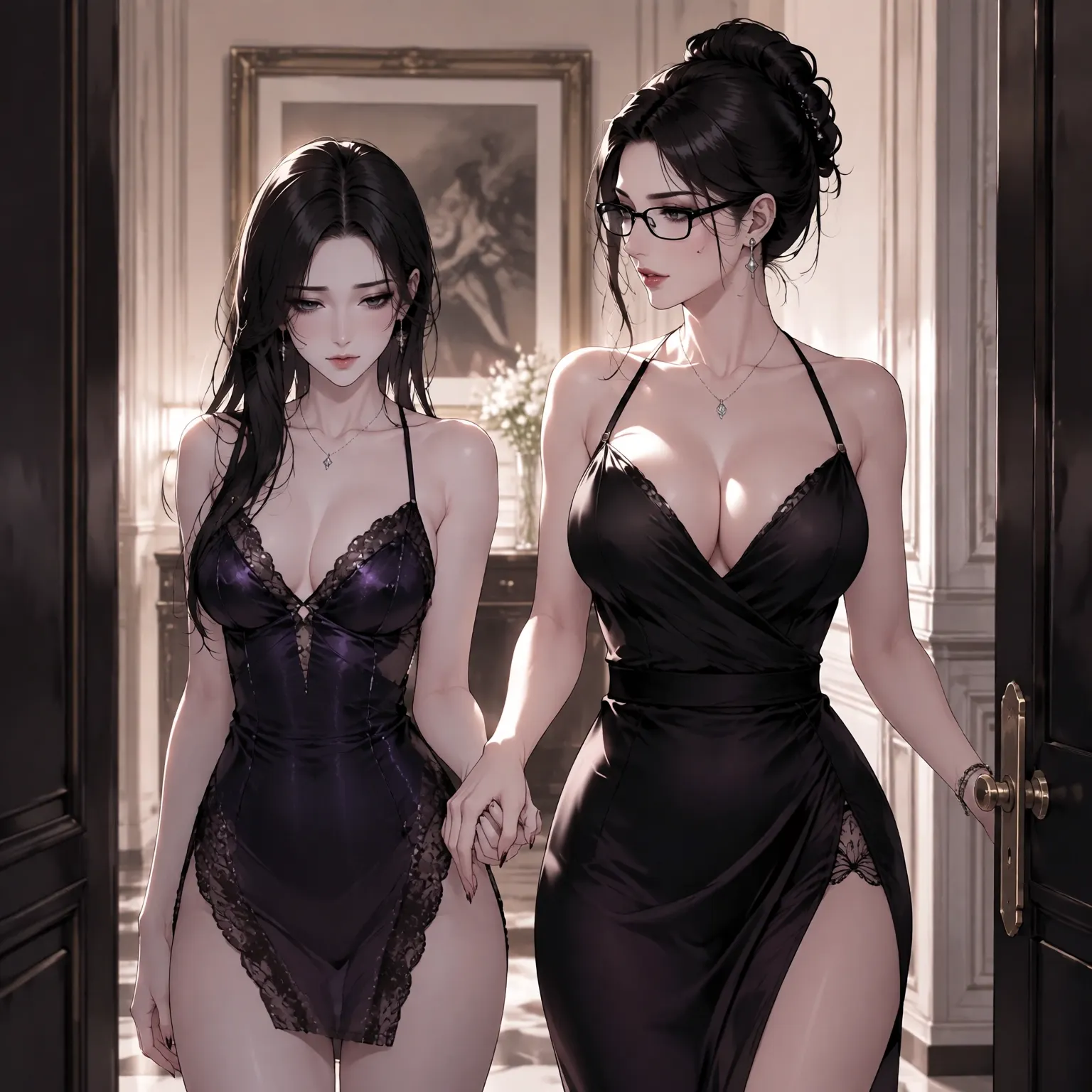 把强势女总裁操爽了，她把高冷校花女儿介绍给了我！
