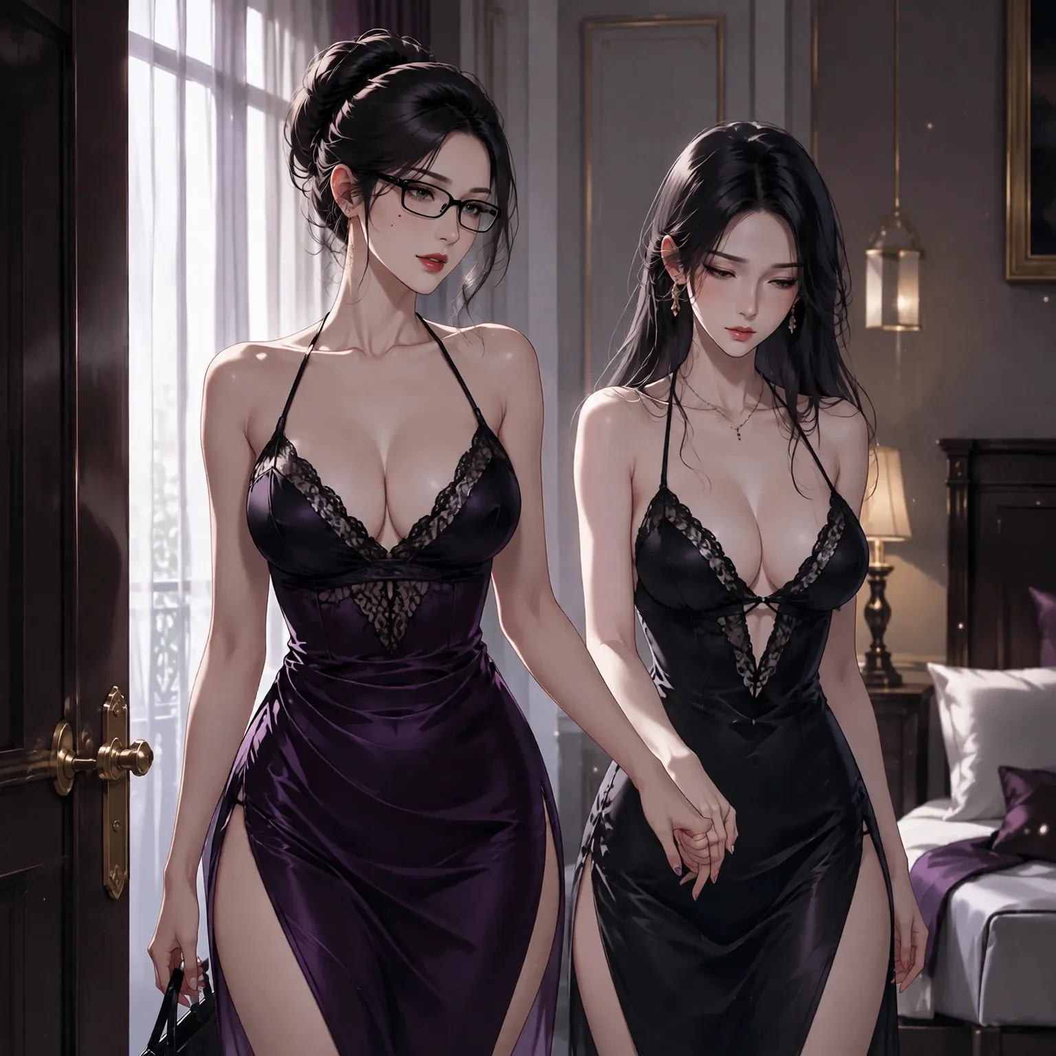把强势女总裁操爽了，她把高冷校花女儿介绍给了我！