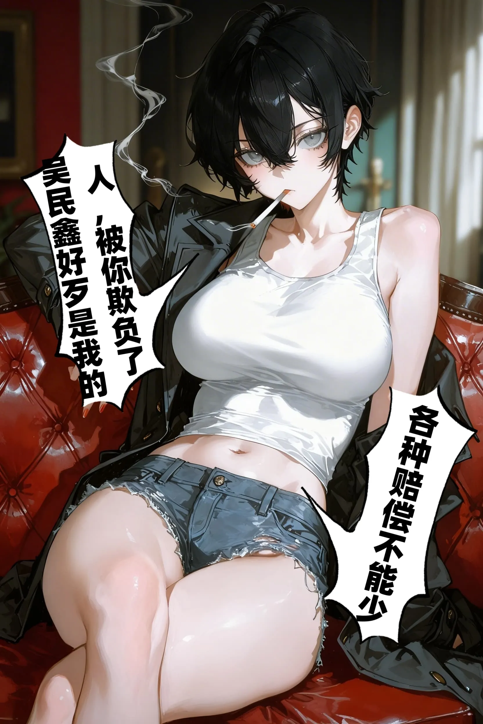 ntl不良少年的女友是大姐大,乖乖赔偿吧?还是……