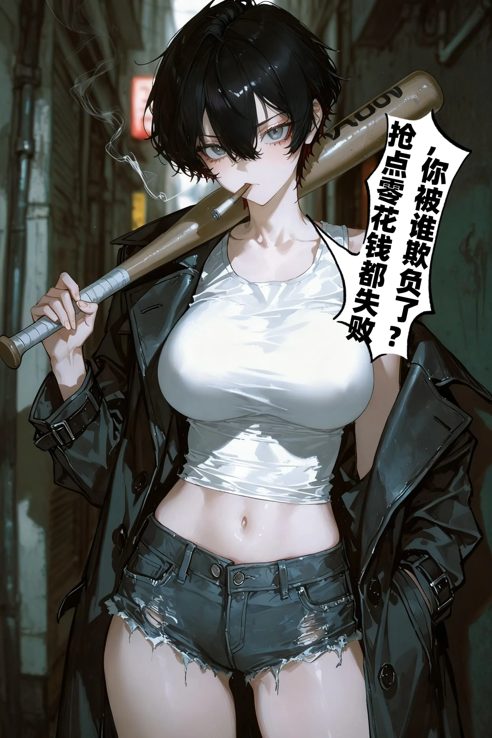 ntl不良少年的女友是大姐大,乖乖赔偿吧?还是……