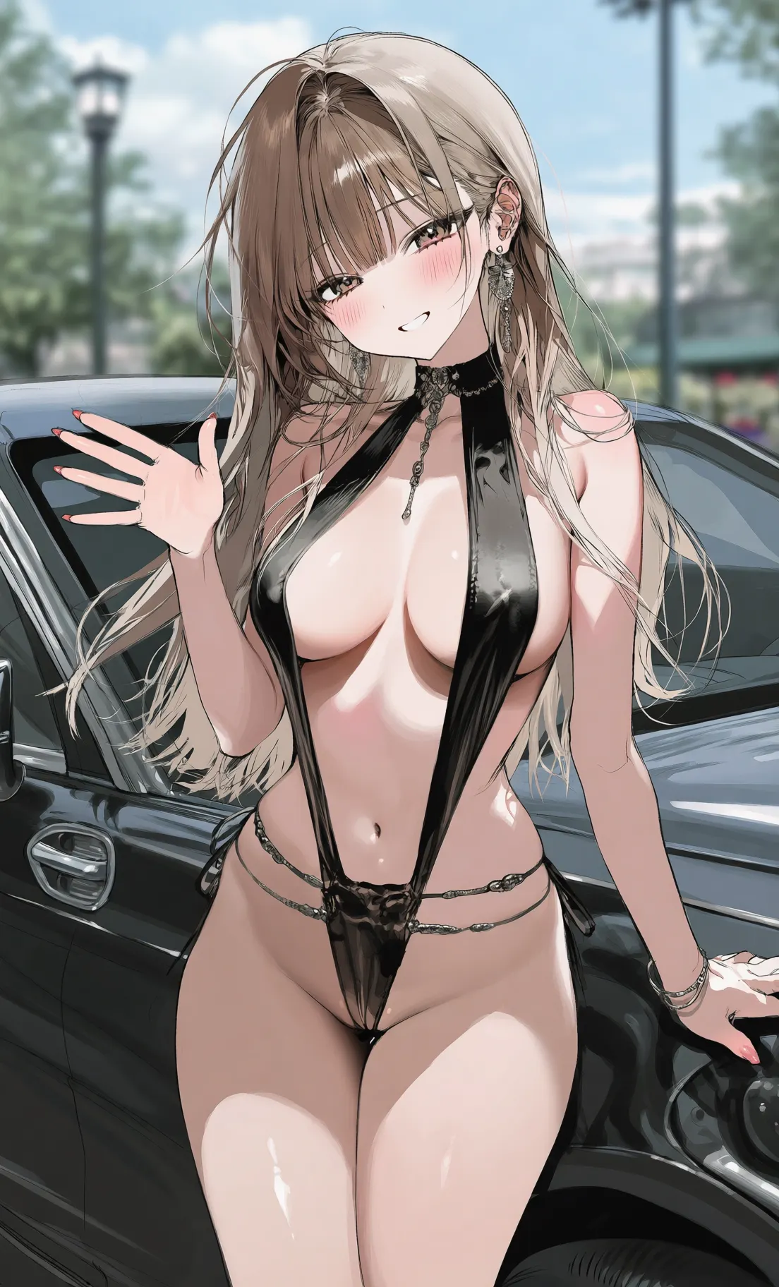 兄弟拜托我开车去接他女朋友，她见了豪车却说她还没有男友