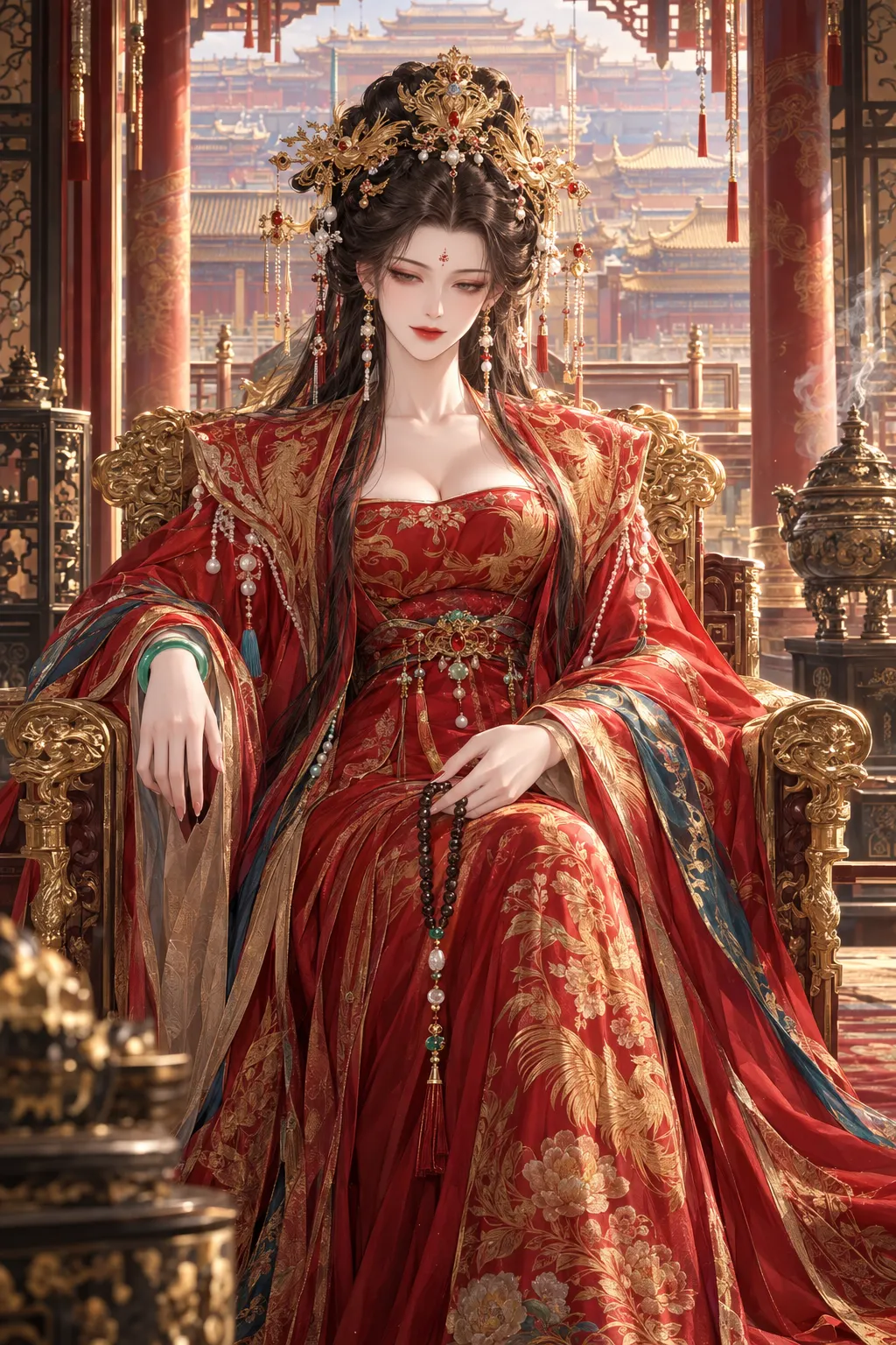 得胜归来的妃嫔逼你为她卸甲