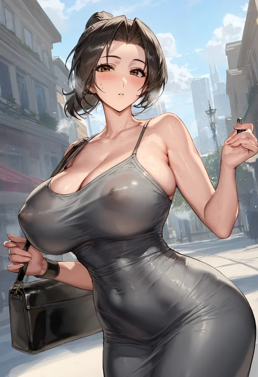 【NTL】爱贪小便宜的雌熟爆乳人妻姑妈借住在你家却被肏成只会哦齁~♥的淫荡母猪