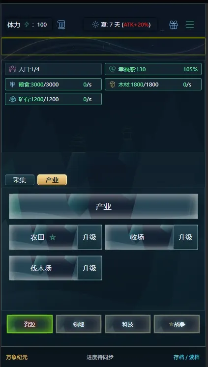 万象纪元(零消耗 放置 长线)